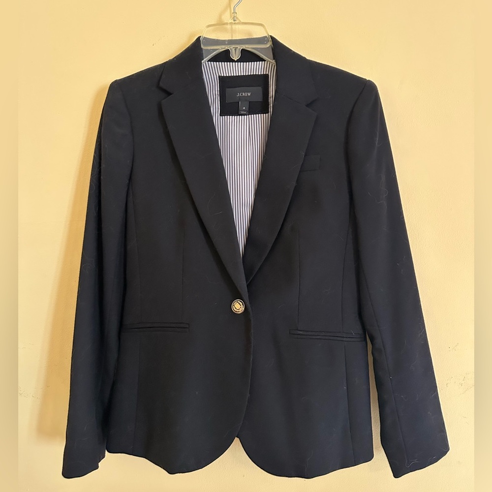 J.Crew Black Schoolboy Blazer